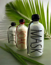 Serene Spa Mask, Soak, Talc
